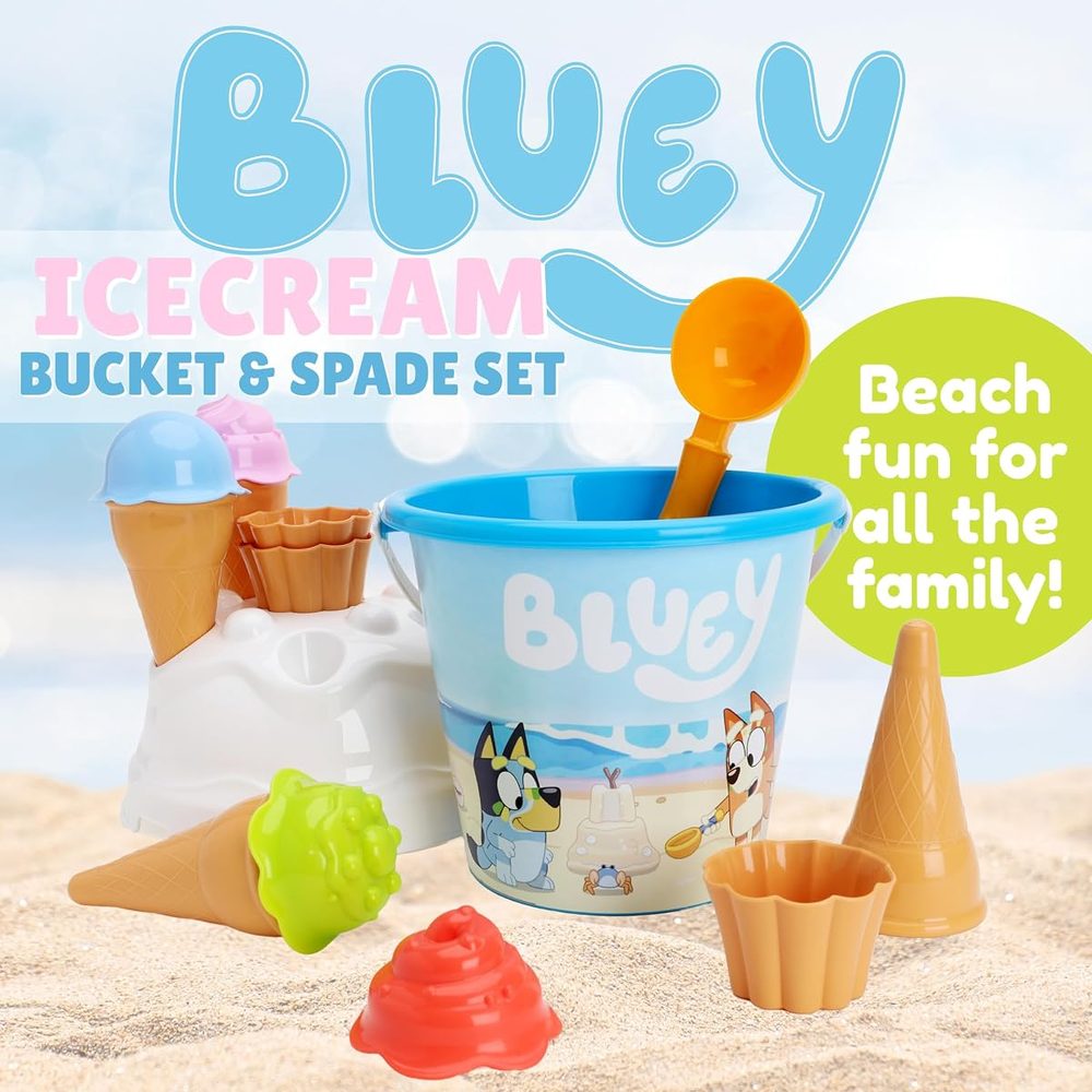 Toyland Bluey and Bingo Bucket and Ice Cream Scoop Set, 14 Piece photo 3