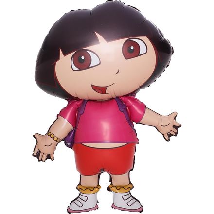 Toyland Dora Shaped Character Foil Balloon, 37 Inch