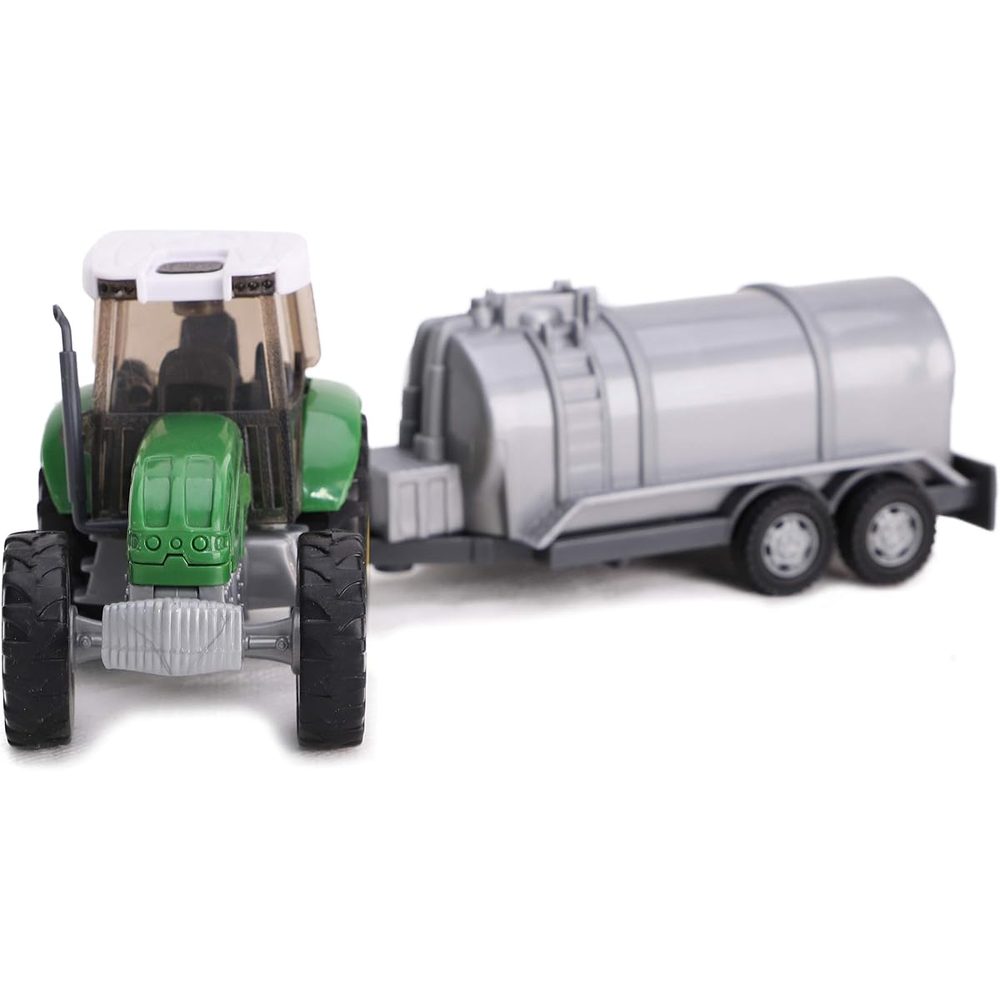 Toyland Farm Tractor and Green Tanker Set, Free Wheel, 9 Inch photo 3