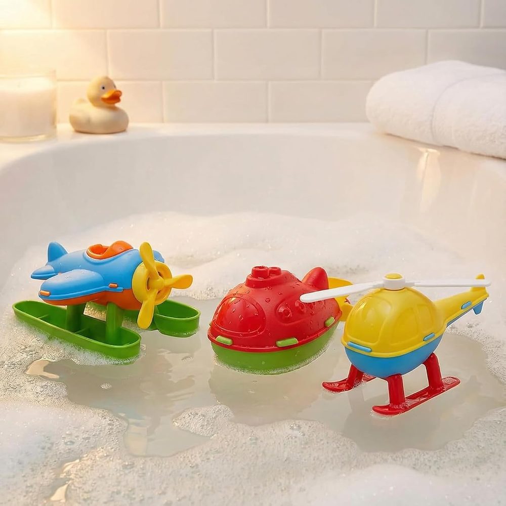 Toyland Floating Bath and Pool Toys, Pack of 3 Vehicles photo 4