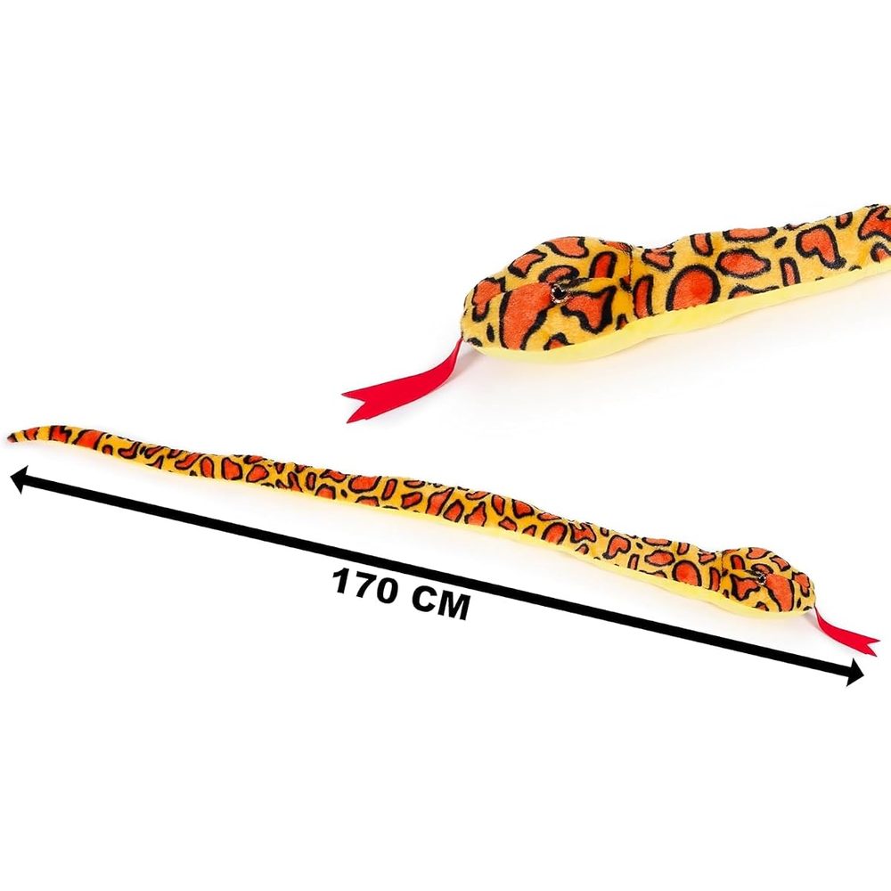 Toyland 67 Inch Giant Plush Snake, Two-Tone Soft Toy photo 3