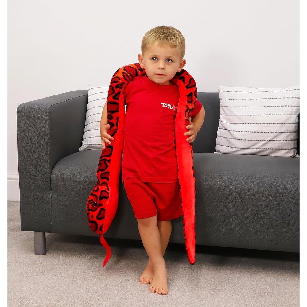 Toyland Giant Two-Toned Plush Snake, 5.5 ft Long photo 4