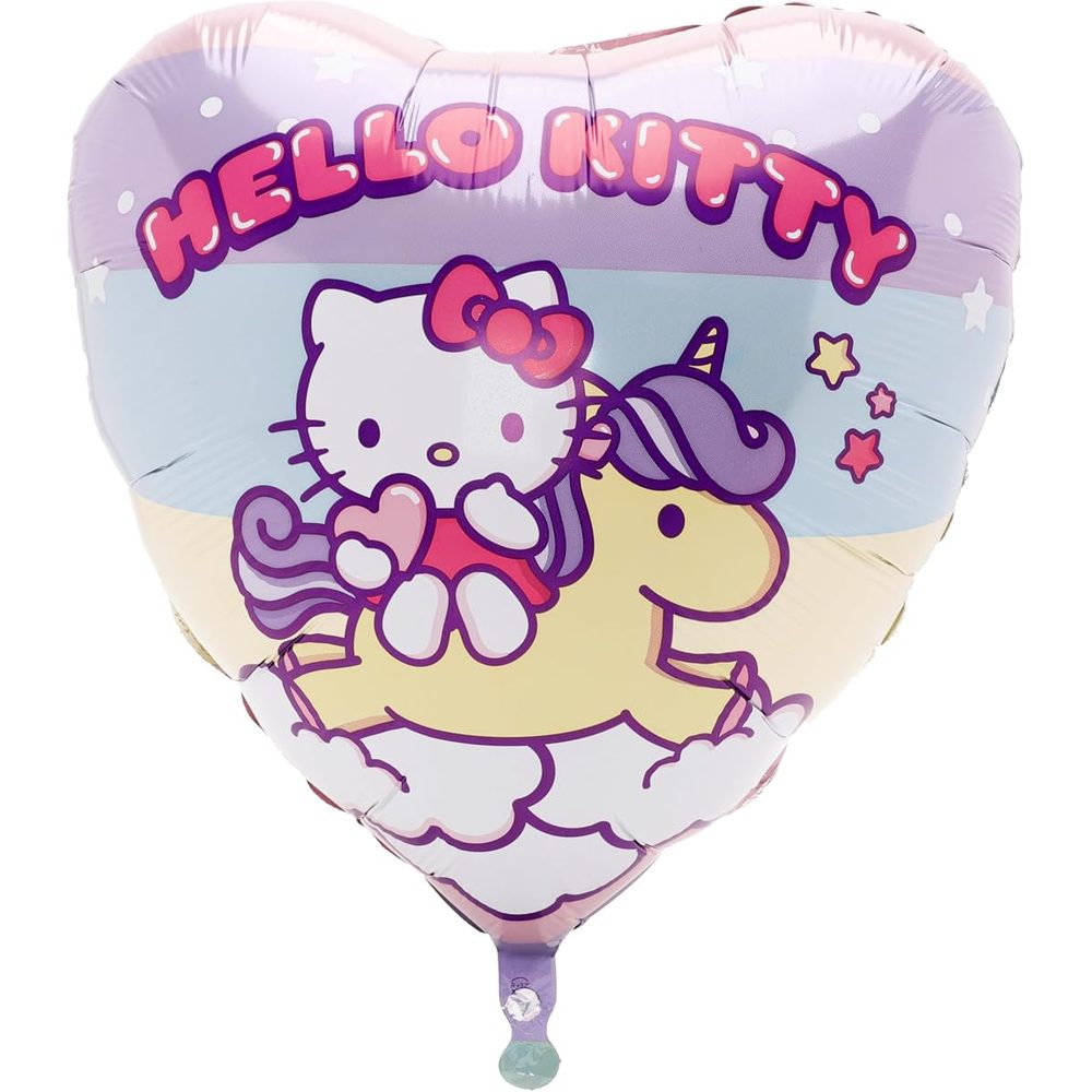 Toyland Hello Kitty Double-Sided Heart Foil Balloon, 18 Inch photo 3