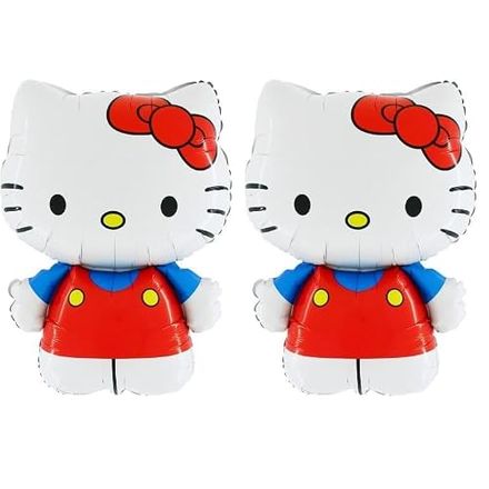 Toyland Hello Kitty Red and Blue Foil Balloons, 30 Inch, Pack of 2