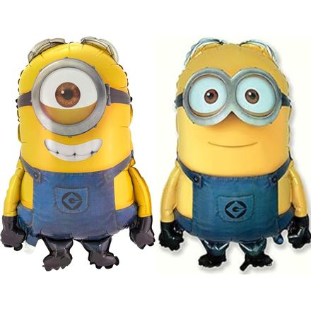 Toyland Minions Dave and Stuart Foil Balloons, 30 Inch, Pack of 2