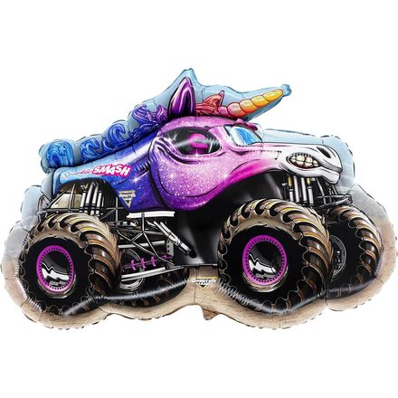 Toyland Monster Jam Sparkle Smash Foil Balloon, 32 Inch
