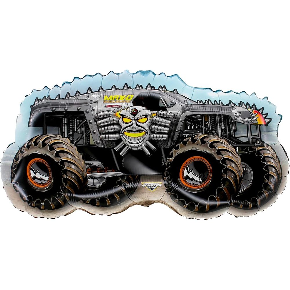 Toyland Monster Jam Truck Foil Balloons, 33–34 Inch, Pack of 4 photo 2