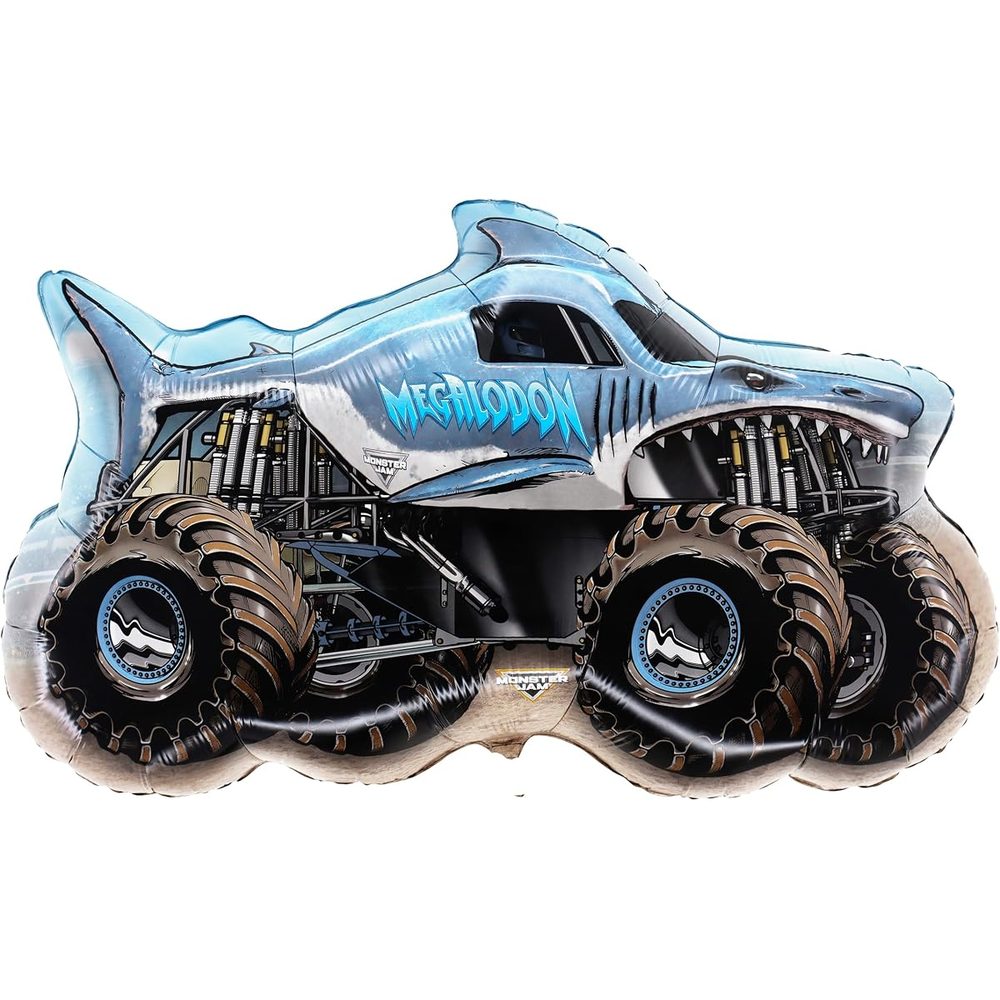 Toyland Monster Jam Truck Foil Balloons, 33–34 Inch, Pack of 4 photo 4