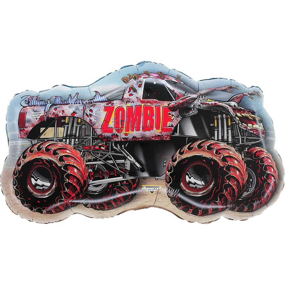 Toyland Monster Jam Zombie Truck Foil Balloon, 32 Inch