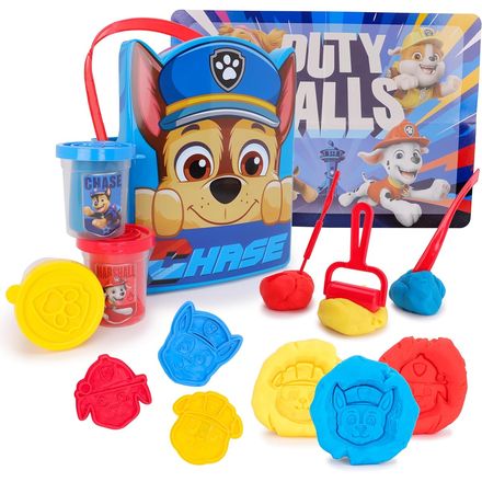 Toyland Paw Patrol Chase Dough Bucket Activity Set, 12 Piece