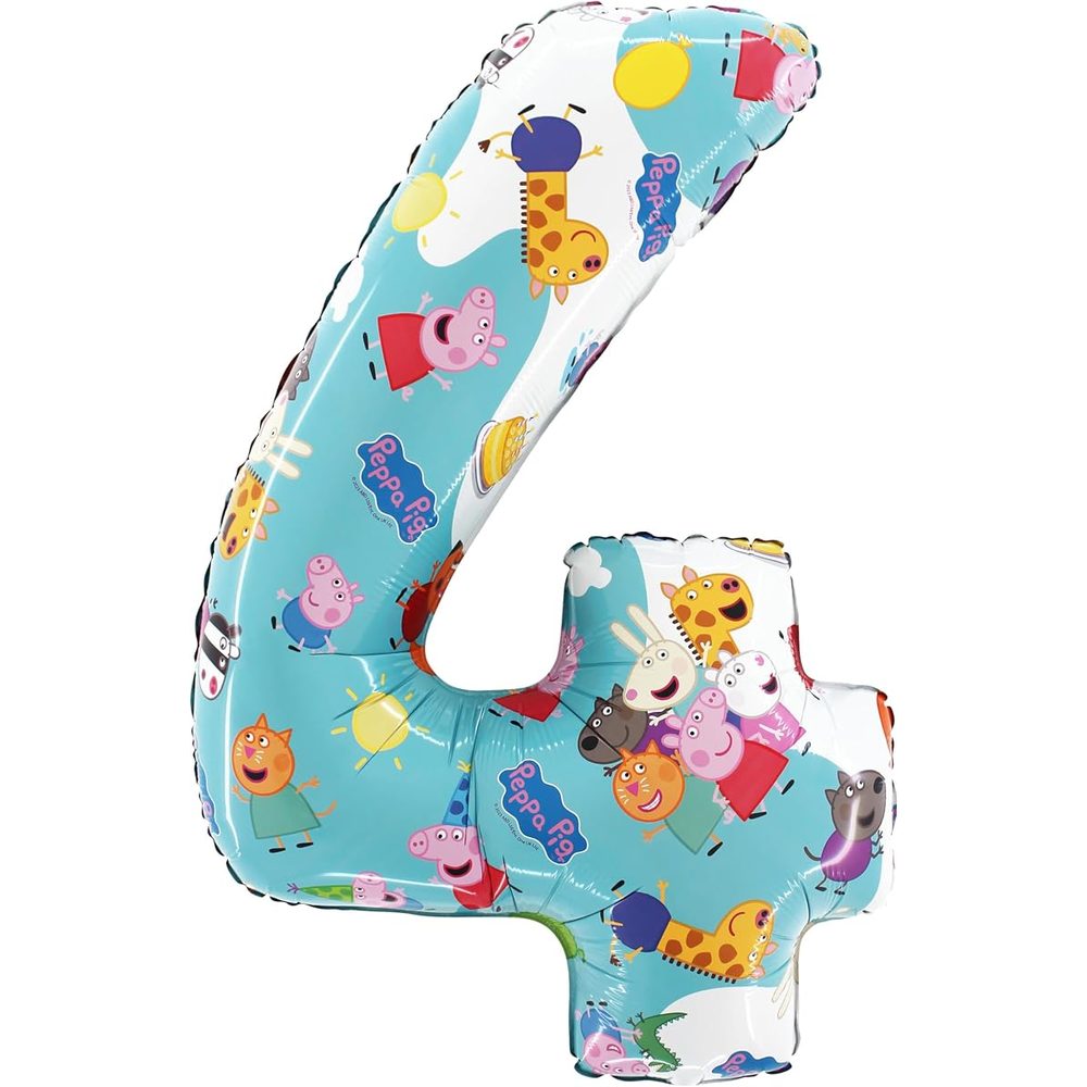 Toyland Peppa Pig, George and Friends Number Foil Balloon, 26 Inch photo 3