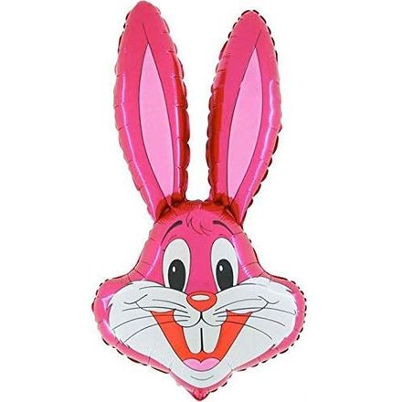 Toyland Pink Rabbit Shaped Easter Balloon, 37 Inch