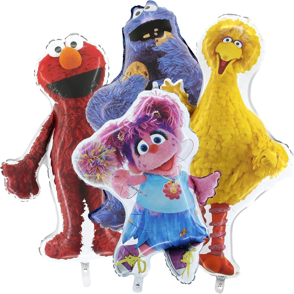Toyland Sesame Street Jumbo Foil Balloons, Pack of 4