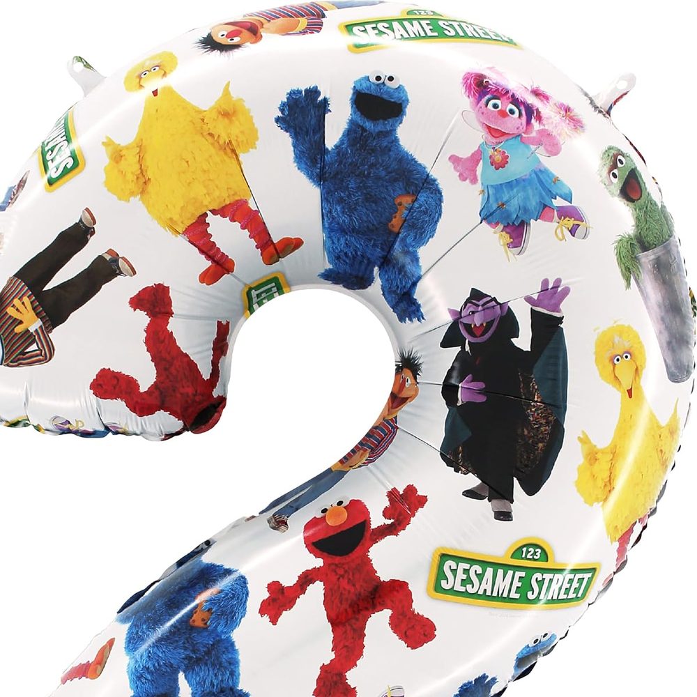 Toyland Sesame Street Number 2 Foil Balloon, 26 Inch photo 2
