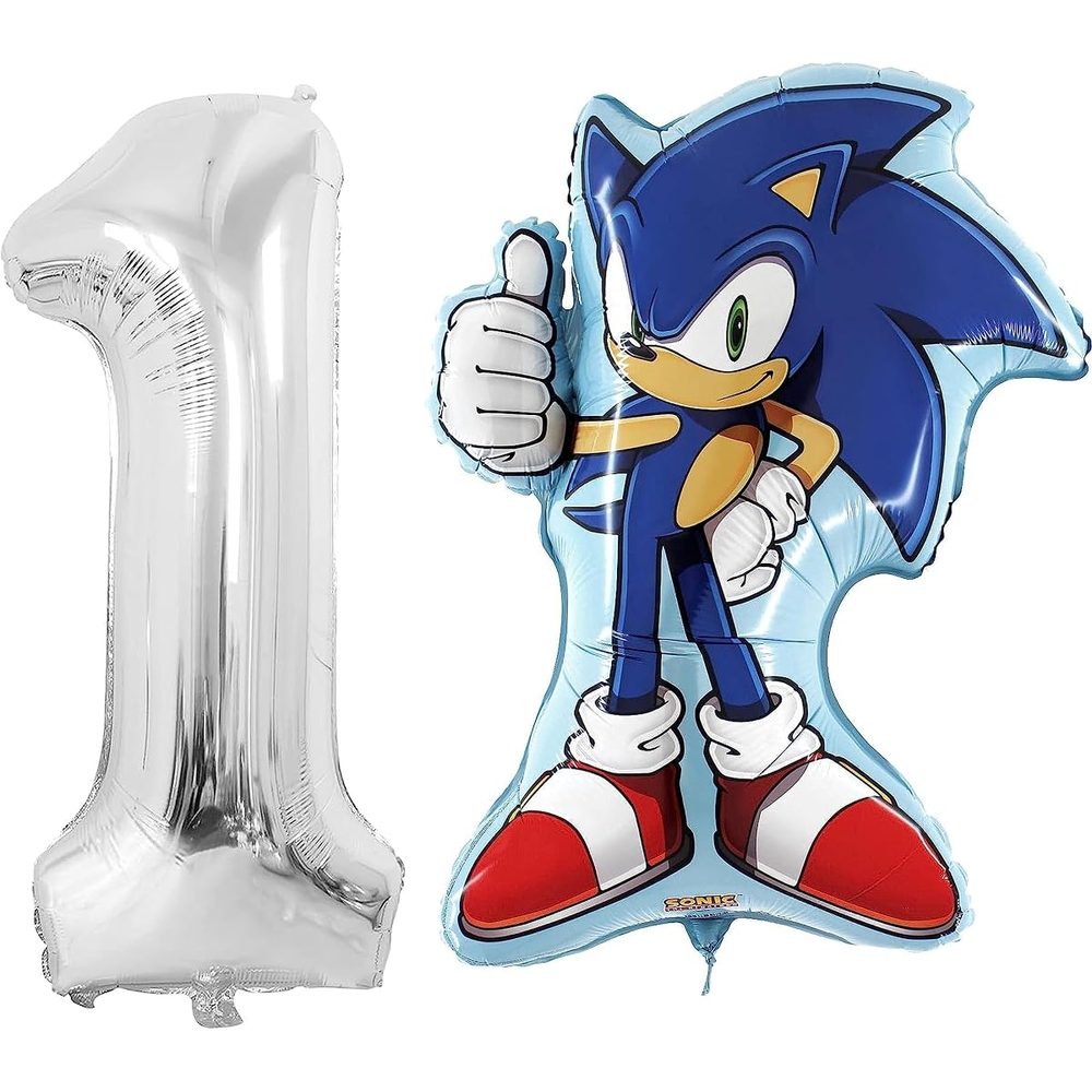 Toyland Sonic the Hedgehog Balloon Pack with 40-Inch Number Balloon photo 3