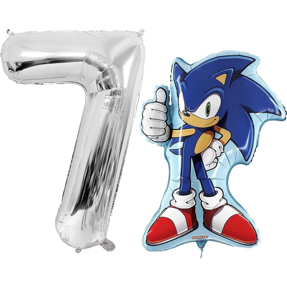 Toyland Sonic the Hedgehog Balloon Pack with 40-Inch Number Balloon photo 4