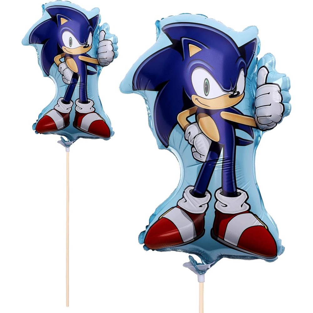 Toyland Sonic the Hedgehog Mini Balloons with Sticks and Cups, 20 Pack photo 3