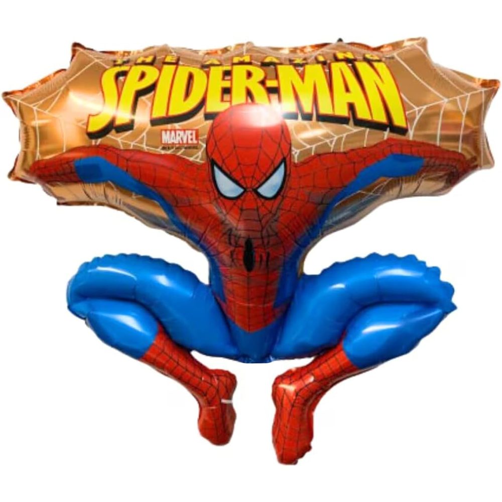 Toyland Spider-Man Jumping Shaped Foil Balloons, 31 Inch, Pack of 2 photo 2