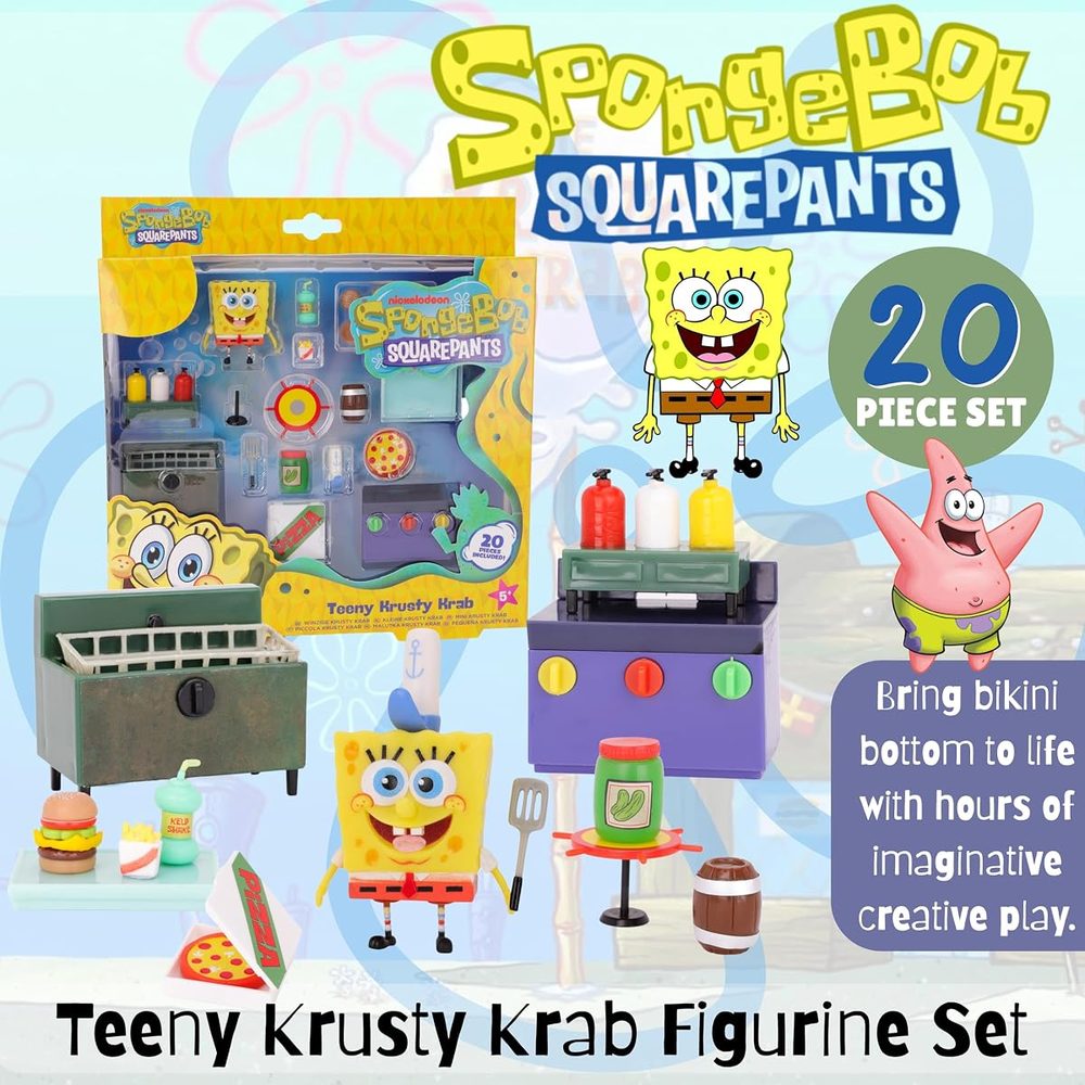 Toyland SpongeBob SquarePants Teeny Krusty Krab Figure Playset photo 2