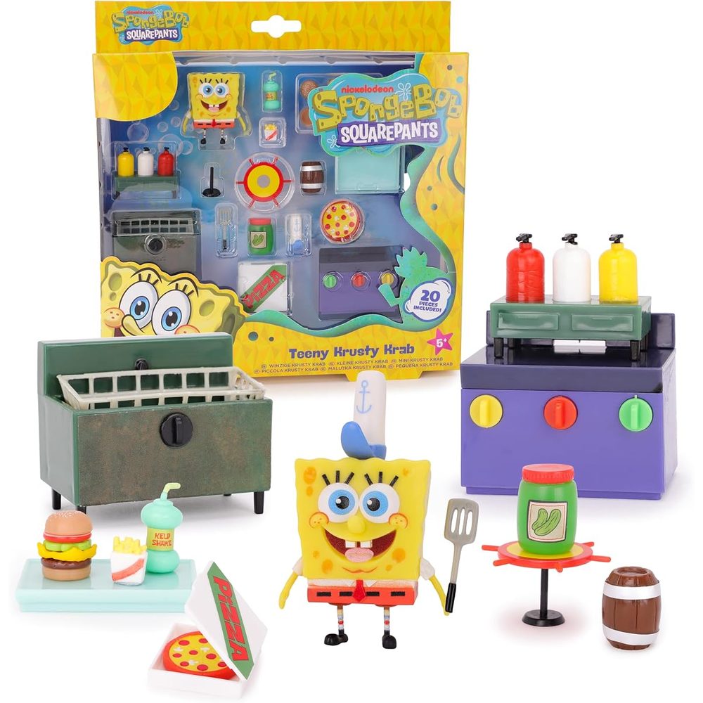 Toyland SpongeBob SquarePants Teeny Krusty Krab Figure Playset